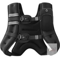 NEW Zelus Weighted Vest 20 lb, Black, Reflective Straps, Ergonomic, Adjustable Buckles, Model FWV-ZD20-BK