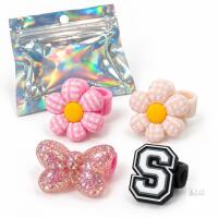 NEW Straw Cover Accessory Set (4 Pack) &ndash; Silicone, Fits 20-40 oz Tumblers, Decorative Designs