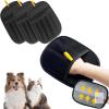 New 3 Pack Pet Hair Remover Glove, Reusable Electrostatic Pet Hair Removal Mitt,