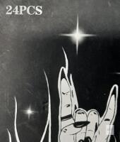 New 24 pcs Festive Press on Nails