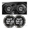 4 New Car Cup Holder Coaster, Car Non-Slip Cup Holder Embedded Decorative Funny Coaster
