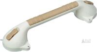 New 16" HealthSmart Suction Cup Grab Bar with Germ Protection, Sand