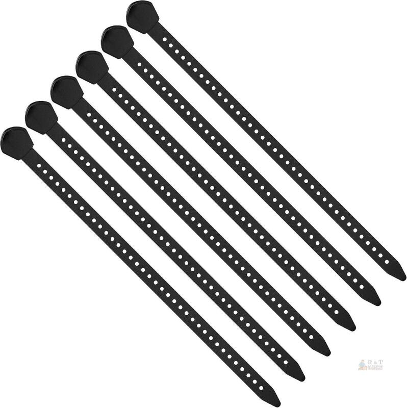 New Shupakul 6 Pcs 18" Snowshoe Straps Kit, Adjustable Skiing Boots Straps Replacement, Snowshoe Bindings for Adult Teen Ski Boot