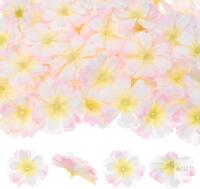 Neew Retail $50+ 100-Pack Artificial Flower Heads, Silk Fake Plum Blossom Head