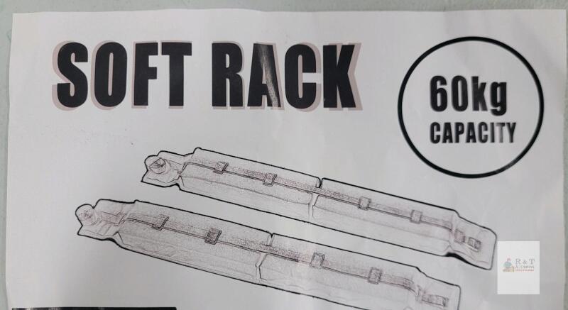 New - Soft Rack Vehicle Roof Padding , Pair . No Straps . Measures 44"&times;5.5"&times;3"