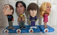 4 Big Bang Theory Bobbleheads
