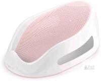 NEW Angelcare Soft Touch Baby Bath Support, Pink and White, Ergonomic Design, Quick-Dry Mesh
