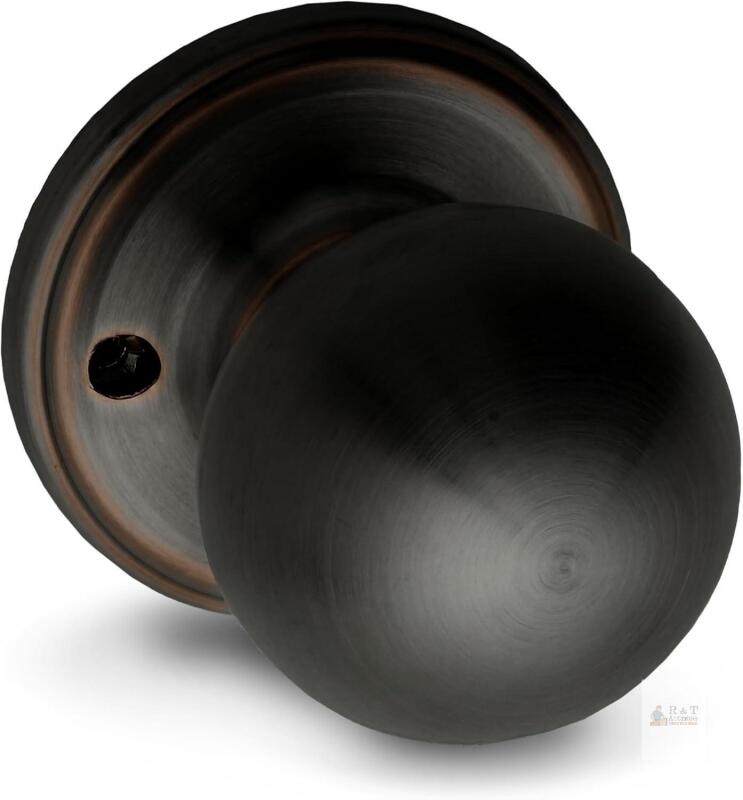 New Copper Creek BK2090TB Ball Door Knob, Dummy Function, 1 Pack, in Tuscan Bronze