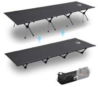 NEW Night Cat Portable Folding Camping Cot Bed, 1-Person, 87"x28", 330 lbs Capacity