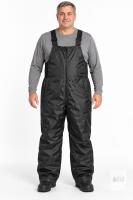 New Black Bib Snow Pants with Adjustable Straps &ndash; Size 2XL