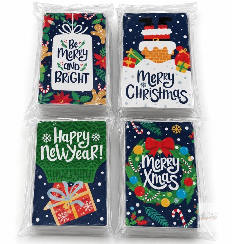New 200 Christmas Gift Labels &ndash; 4 Designs, 2.1&Prime;