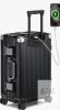 new Krute Zipperless 20" Carry-On PC Hardshell Suitcase, Aluminum Frame, TSA Lock, USB Port, Black