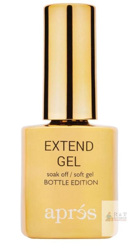 NEW Apr&egrave;s Extend Gel Gold Bottle Edition, 15 mL, Premium Soft Gel for Gel-X Tips