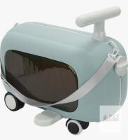 NEW Asixxsix Kids Ride-On Luggage, Light Blue, 18.5" x 10.83" x 14.57", 26L Capacity, 110 lb Load
