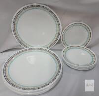 16pcs Vintage Corellle Classics Plates . Eight (8) 10" Plates & Eight (8) 6.5" Plates