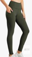 NEW Willit Women's Fleece-Lined Leggings wbh106 XL Olive Green