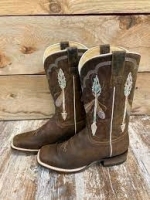 New Roper Women's sz 8 Arrow Feather Boots