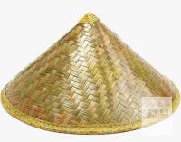 New - FIbpuzc Chinese Straw Hat, Conical Asian Bamboo Hat, Sun Protective Rice Field Hat, Breathable Wide Brimmed Cosplay Coolies Cap