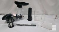 Masticating Juicer Attachment for Stand Mixer, 28oz Containers, Filters, Cleaning Brush Included