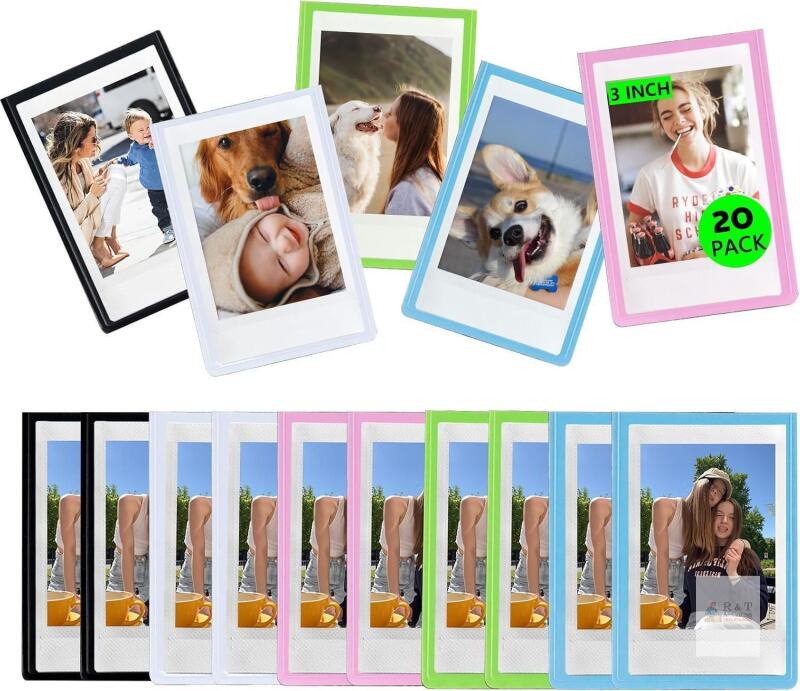 New WOGOZAN 20 Pack Mini Magnetic Picture Frame