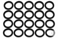 NEW 20 Black Seamless Nylon Hair Ties &ndash; 4 cm