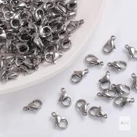 New 120PCS 10MM Lobster Claw Clasps Stainless Steel Clasps for Jewelry Making