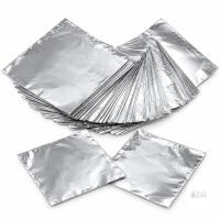 100pcs Candy Wrappers Foil 4" X 4" Square Chocolate Wrappers, Aluminum New 100 Foil Candy Wrappers for Homemade Candy, Individual Chocolate Packaging