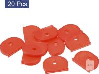 New Key Cap Cover Tags 0.8 Inch, 20Pcs Keys Identifier Label ID Silicone Sleev