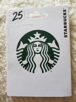 $25 STARBUCKS GIFT CARD