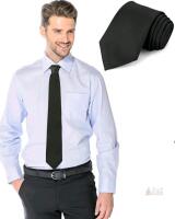 New Men's Classic Black Ties, Formal Wear, Weddings Groomsmen, Approx 58" Long