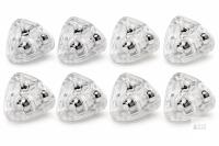 New - 8 pcs Mini Caster Wheels Self Adhesive Appliance Roller Wheels with 360&deg; Quiet Rotation Steel Balls