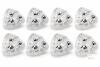 New - 8 pcs Mini Caster Wheels Self Adhesive Appliance Roller Wheels with 360&deg; Quiet Rotation Steel Balls
