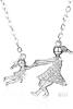 New CheeseandU Mother Daughter Necklace Mother and Daughter Heart Pendant Necklace