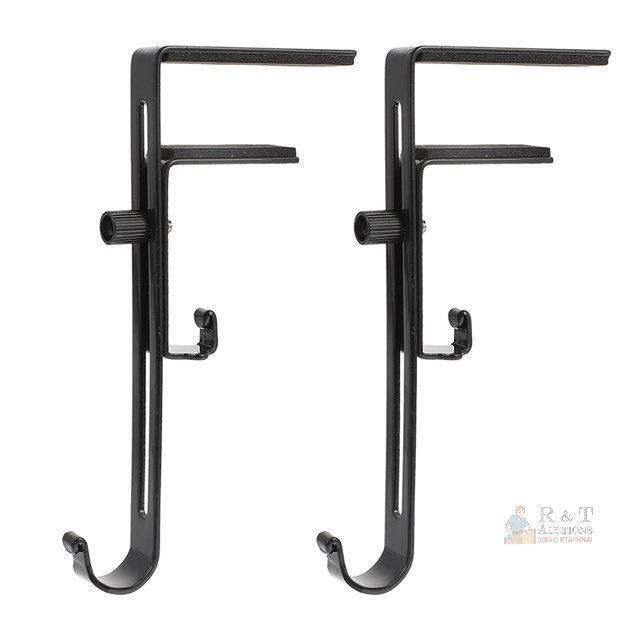 New 2pcs Adjustable Christmas Stocking Holders For Mantle Metal Garland Hangers For Fireplace Decoration For Hanging Stockings And Garland