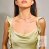 New CLASSYZINT Trendy Beaded Choker Statement Necklace For Women - 2