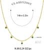 New CLASSYZINT Trendy Beaded Choker Statement Necklace For Women - 3