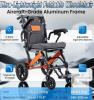 new Ultra-Lightweight Foldable Transit Wheelchair, 24 lbs, 220 lbs Capacity, Aluminum Frame - 3