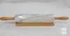 Marble Rolling Pin w/Base . Measures 18" Long (10" Roller)
