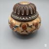 Ornate Ceramic Potpourri Jar with Pierced Lid - 2
