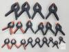 Hyper Tough 16-Piece Assorted Spring Clamp Set with Various Sizes