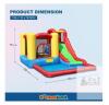 NEW Bounceland 9271B Inflatable Bounce House with Water Slide, 11.5 ft x 9 ft x 6 ft, Includes Blower and Accessories READ DESC - 2