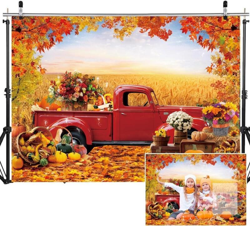 New 5x7 ft fall Backdrop- Banner