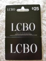 $25 LCBO GIFT CARD