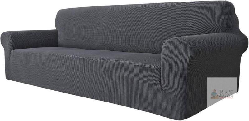 NEW MAXIJIN Extra Large Dark Gray Sofa Slipcover, Stretch Fit for 91&ndash;110 in Sofas