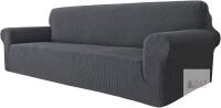 NEW MAXIJIN Extra Large Dark Gray Sofa Slipcover, Stretch Fit for 91&ndash;110 in Sofas