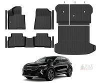 NEW Full All-Weather Floor Mats Set for 2026 Kia Sportage Hybrid, TPE Custom Fit w/Trunk & Door Sills