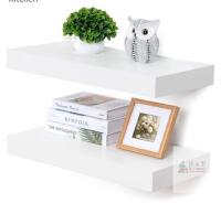 NEW FLYJOE Deep Floating Shelves, 24" x 11.6" x 2", Set of 2, White, MDF with PVC Veneer