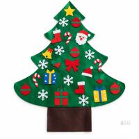 NEW 37&Prime; Felt Christmas Tree with Decorations