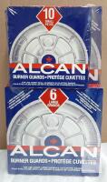 ALCAN Burner Guards for Electric Ranges, 10 Small (6") + 6 Large (8") Foil Drip Pans, Sealed