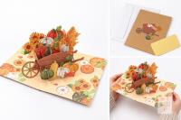New Pumpkin Wagon Pop Up Card